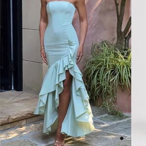 Angelina Maxi Dress- Baby Boo